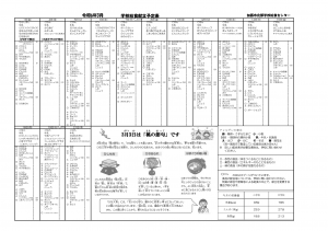 令和6年3月小学校献立表