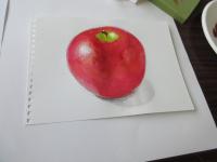 受講生のりんごの絵 その1