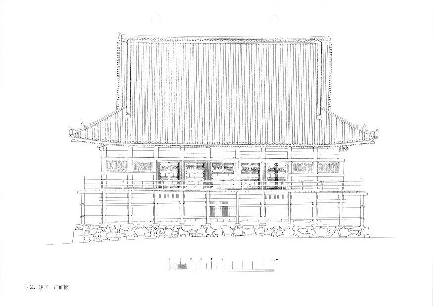 一乗寺本堂　正面図