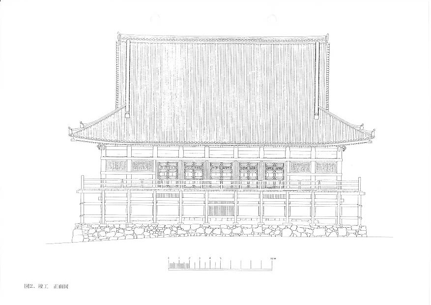 一乗寺本堂　正面図