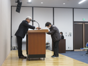 代表授与を受けられる受講生