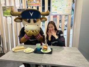 soraバーガー、青空レモンスカッシュ　美味しそう！