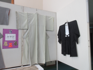 羽織も展示しました