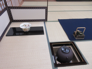 茶釜も準備万端整いました