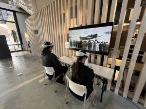 VRゴーグルの様子
