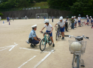 小学生自転車訓練