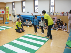 こども園歩行訓練