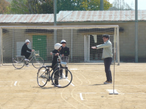 中学校自転車訓練