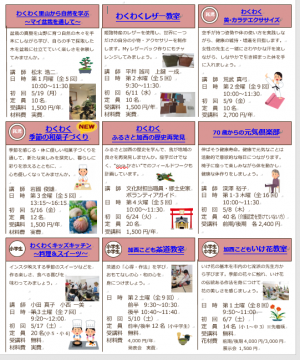 令和7年度中央公民館主催講座紹介