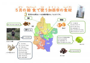 令和7年5月加西産食材地図