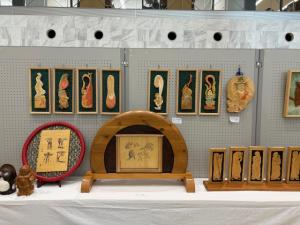 木彫り展の作品