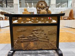 木彫り展の作品