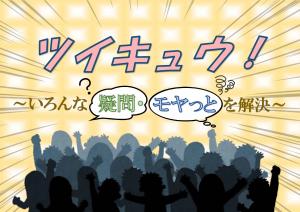 ミニ特集「ツイキュウ！～いろんな疑問・モヤっとを解決～」のポスター