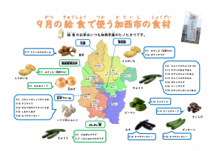令和7年9月加西産食材地図