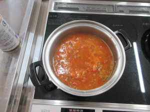 美味しく煮あがったキーマカレー