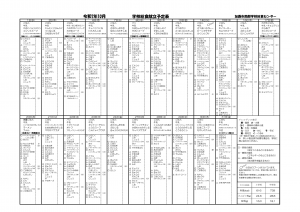 令和7年10月献立表（小学校）