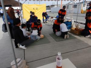 救急体験コーナー