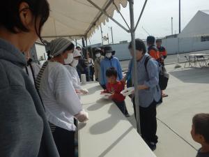 婦人防火クラブカレー試食