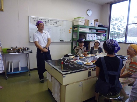 image: A world cooking class (German cooking) at the Nambu Community Center