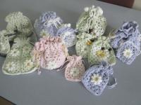 受講生が編んだ巾着の写真