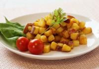 さつまいものコロコロ照り焼き