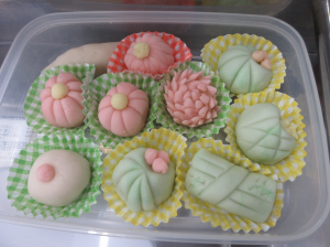 素敵な加工菓子に仕上がった受講生の作品