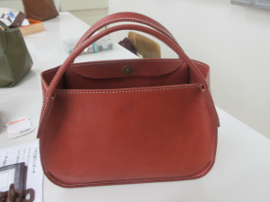 完成した世界に一つだけの手作りバック