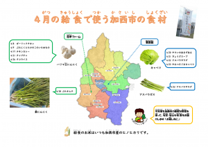 4月加西産食材地図