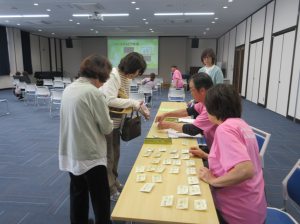 受付のお手伝いをされているサポーターの皆さん