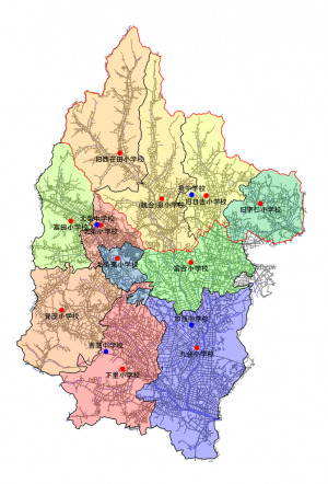 加西市立学校 校区図 R8月04日.01~