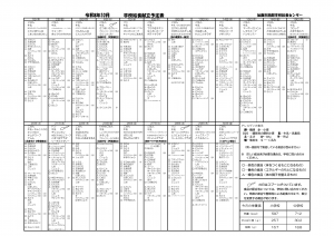 令和8年9月　献立表（中学校）