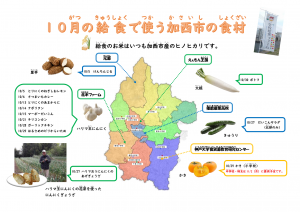 10月加西産食材地図