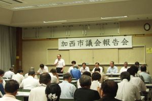 平成22年7月22日（木曜日）議会報告会（善防公民館）