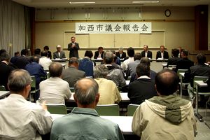 平成23年10月26日（水曜日）議会報告会（善防公民館）