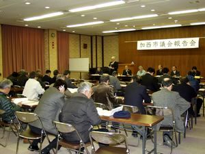 平成24年2月7日（火曜日）議会報告会（コミセン小ホール）