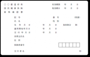 資格確認書