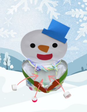ゆきだるまキャッチャーの写真